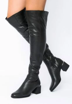 PRIMA MODA Qualité Garantie RANZANO - Cuissardes bottes rond femme