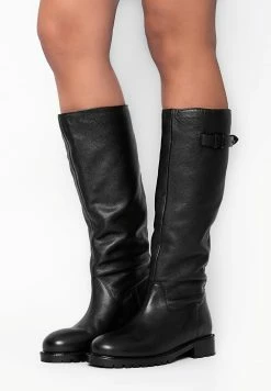 PRIMA MODA ZAVELLO - Bottes Haute Qualité rond femme