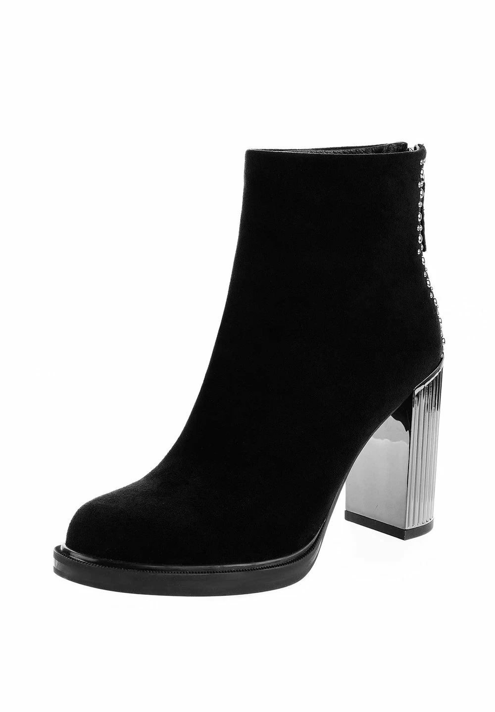PRIMA MODA Meilleur Prix Garanti GARULLA - Bottines à talons hauts chaussures à talons rond femme 4 PRIMA MODA Meilleur Prix Garanti GARULLA - Bottines à talons hauts chaussures à talons rond femme – Image 2