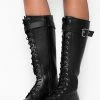 Petit Prix PRIMA MODA Bottes à lacets rond femme