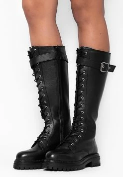 Petit Prix PRIMA MODA Bottes à lacets rond femme