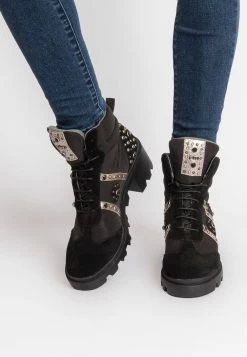 Soldes PRIMA MODA GAIBA - Bottes à lacets rond femme