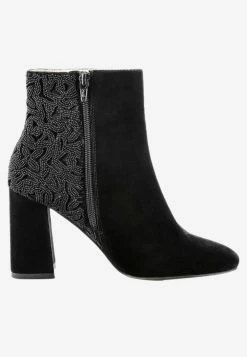 Prix Allégé PRIMA MODA NEVIANO - Bottines à talons hauts chaussures à talons rond femme -myMo Soldes b22edddd1b674e1cbaa667933ce16885