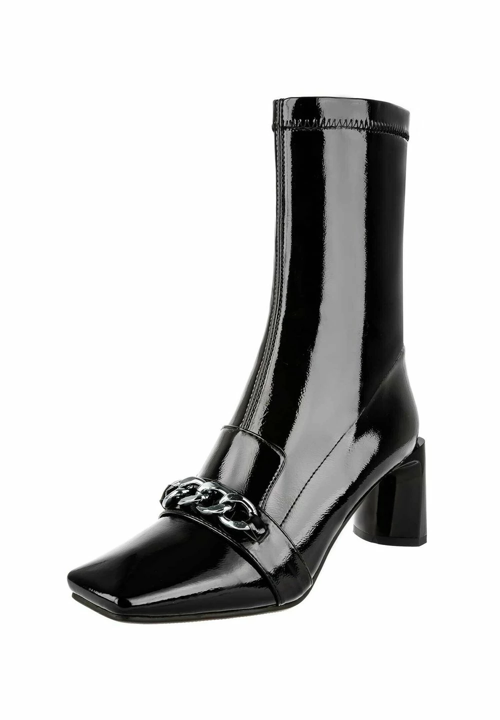 PRIMA MODA Remise En Ligne VERDESCA - Bottes à talons hauts chaussures à talons carré femme 4 PRIMA MODA Remise En Ligne VERDESCA - Bottes à talons hauts chaussures à talons carré femme – Image 2